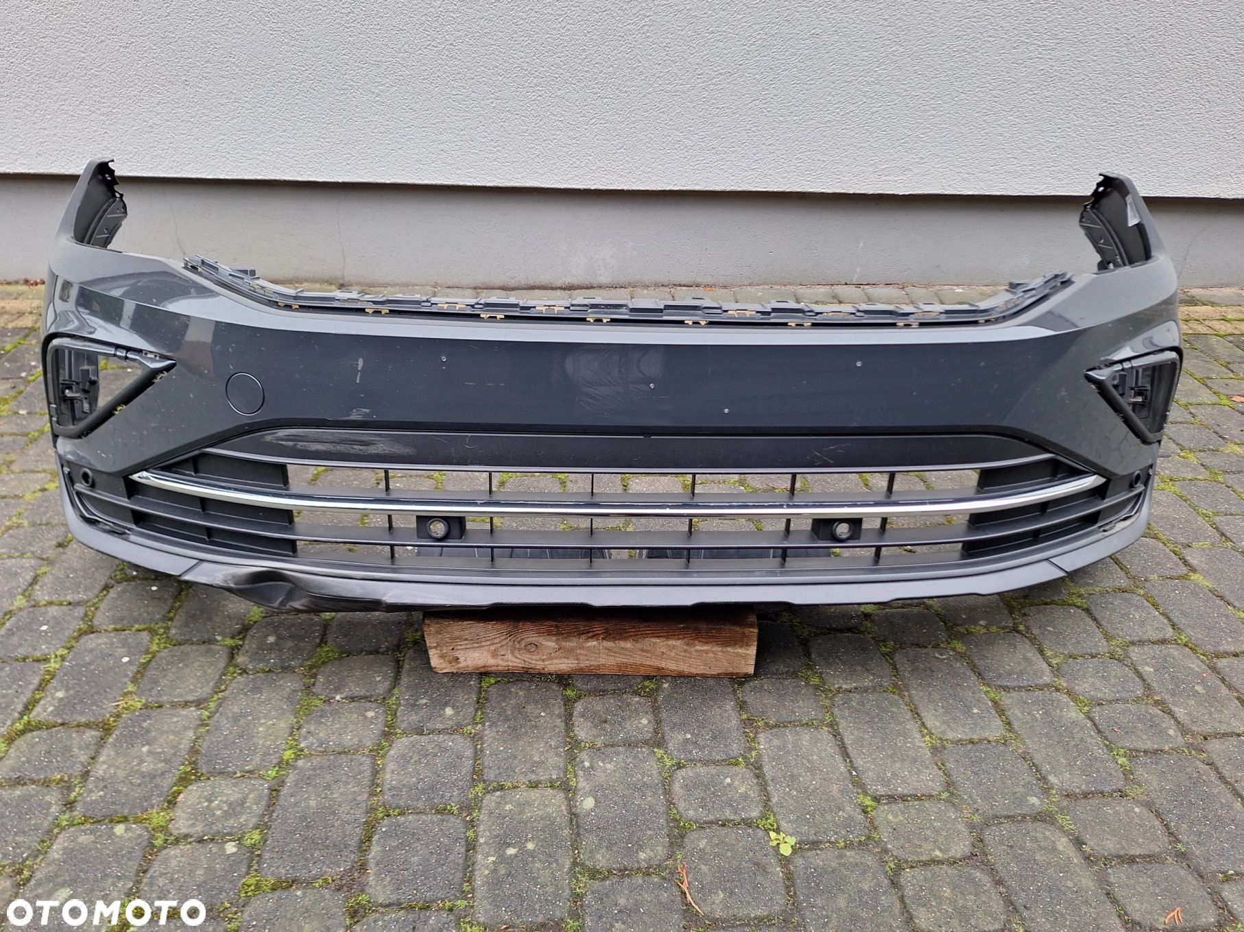 VW TIGUAN II LIFT 20- ZDERZAK PRZÓD PRZEDNI+CHROM ORYG. 5NA807221C WYSYŁKA 24H - 7