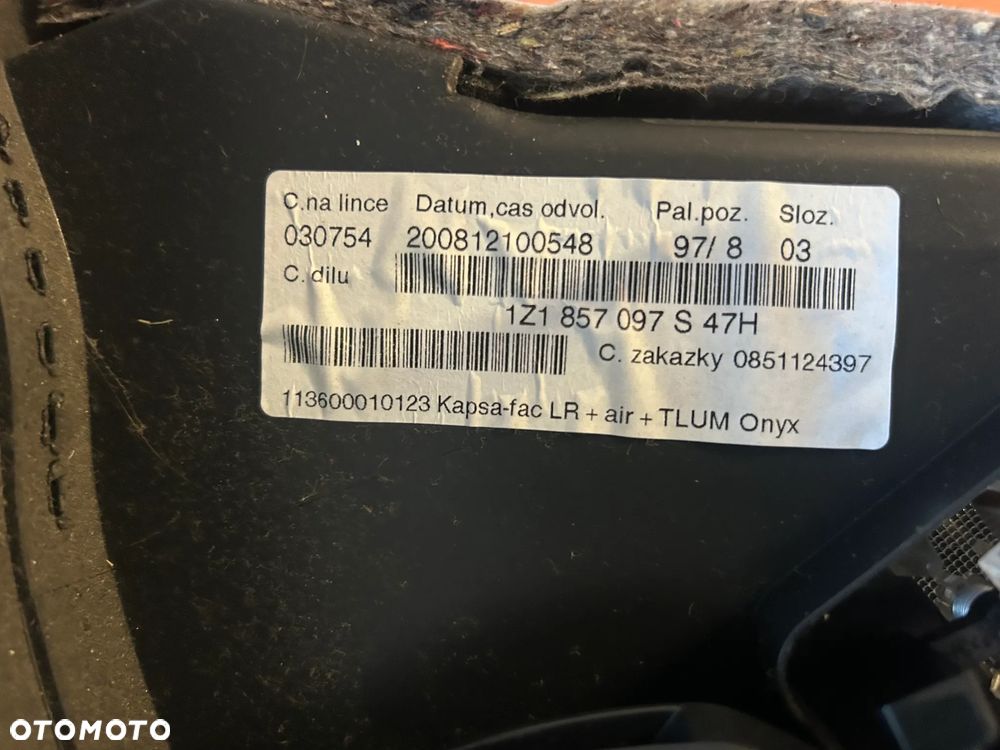 SCHOWEK SKODA OCTAVIA II LIFT 1Z1857097S - 3