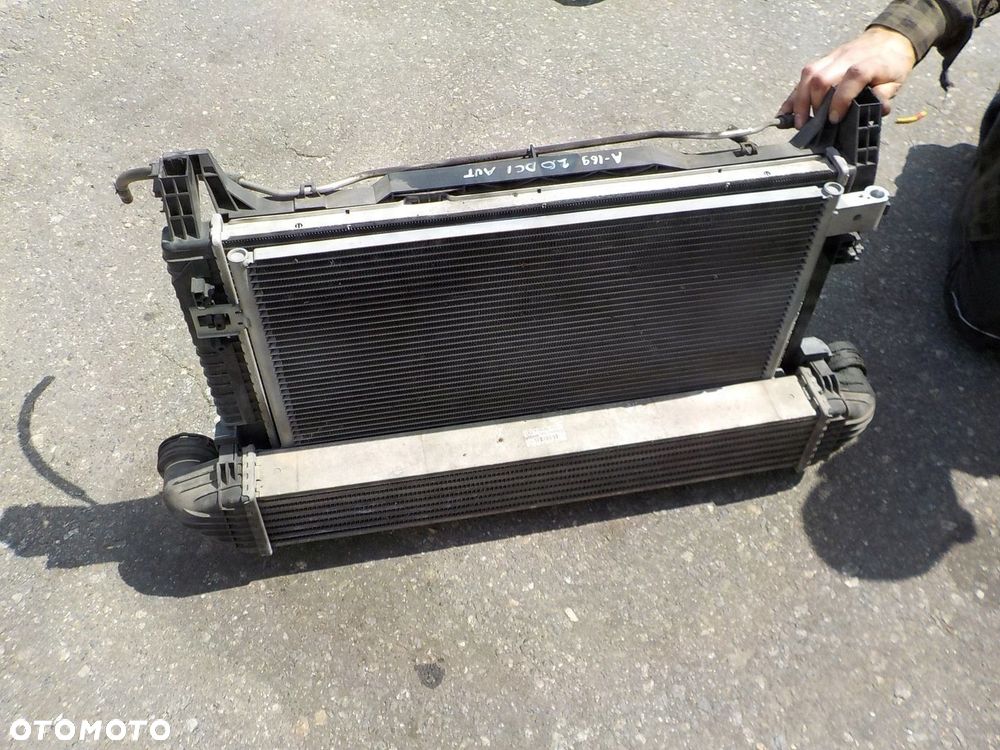 chłodnica wody klimatyzacji komplet mercedes w169 2,0 cdi - 1