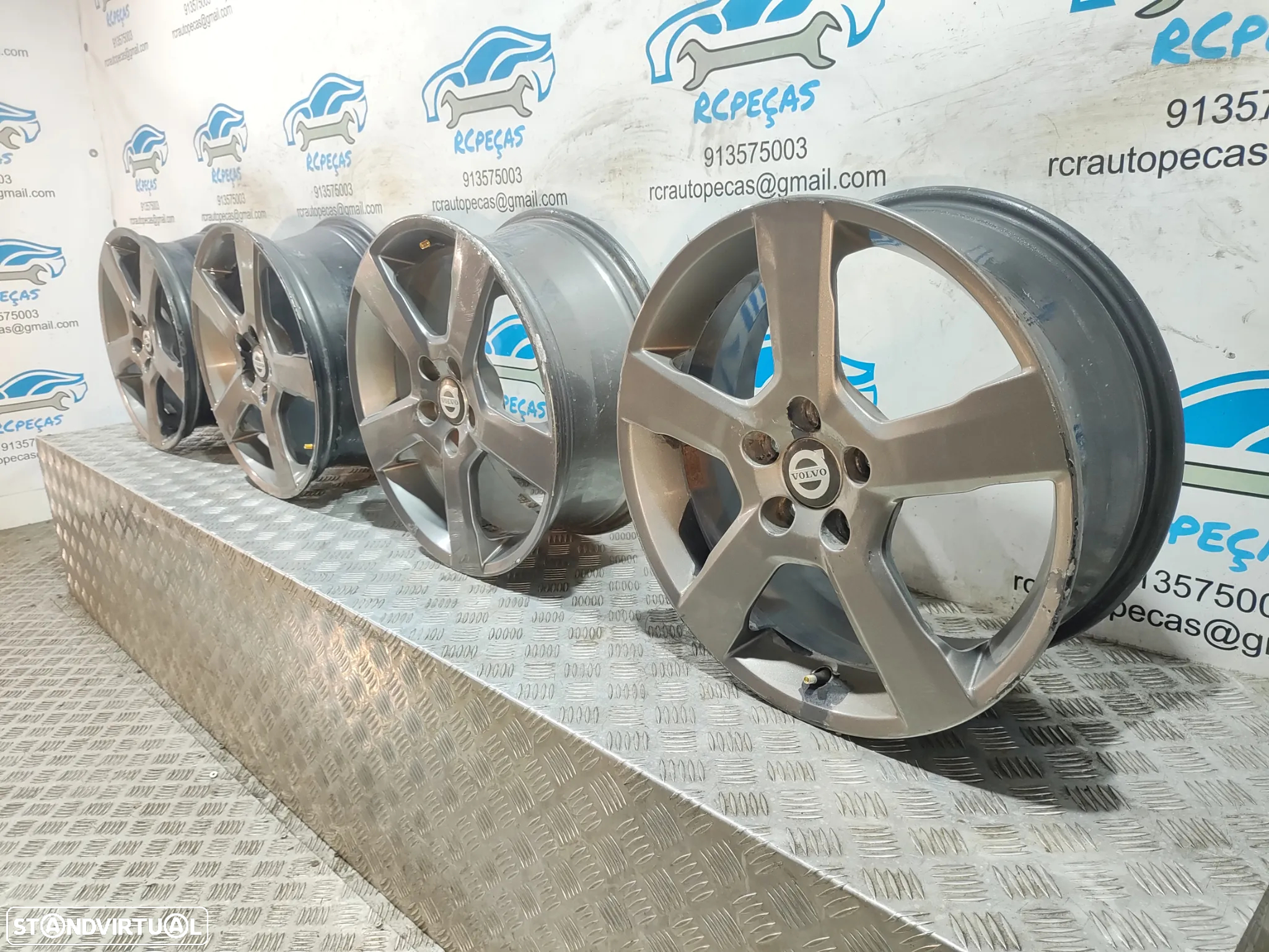 Conjunto Jantes 17 Originais Volvo C30 7J ET52,5 5x108 - 3