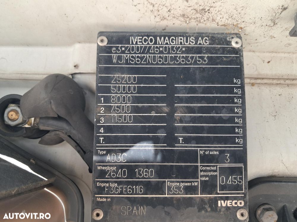 Iveco STRALIS 6X2 TXP 480CP EURO 6 AUTOMAT - 34