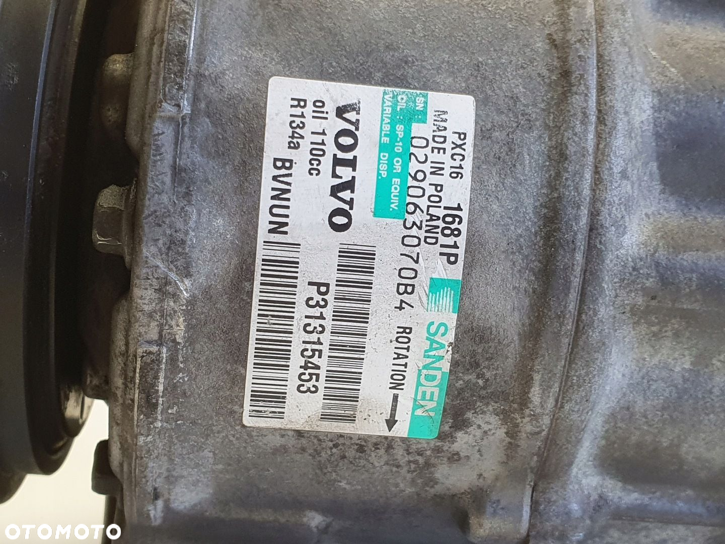 Volvo V70 III 2.0 D3 SPRĘŻARKA KLIMATYZACJI pompa P31315453 - 2