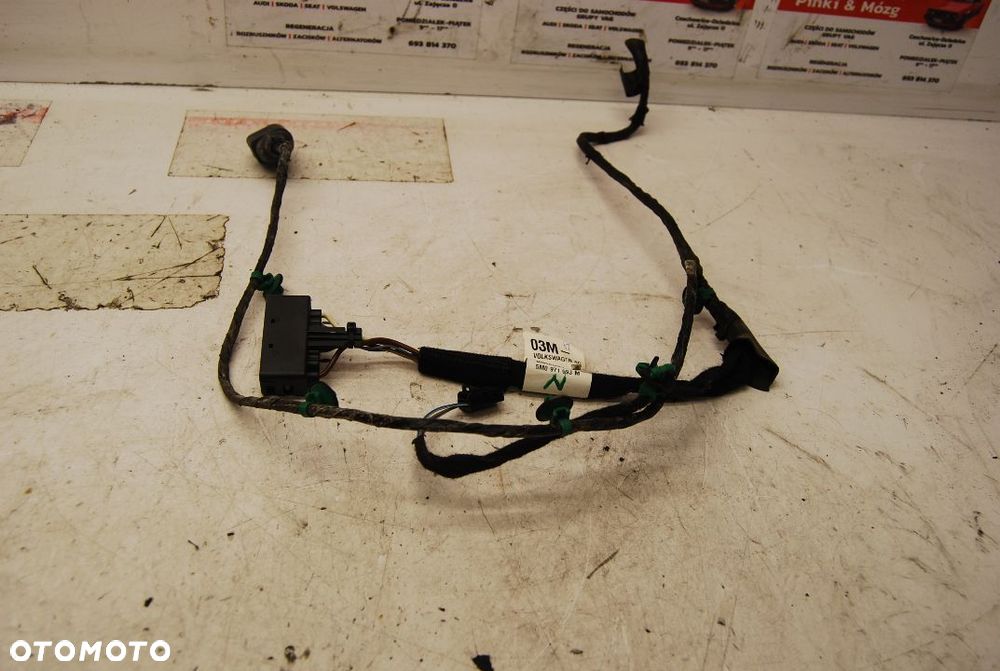 INSTALACJA DRZWI LEWY TYŁ 5M0971693M VW GOLF V PLUS - 1