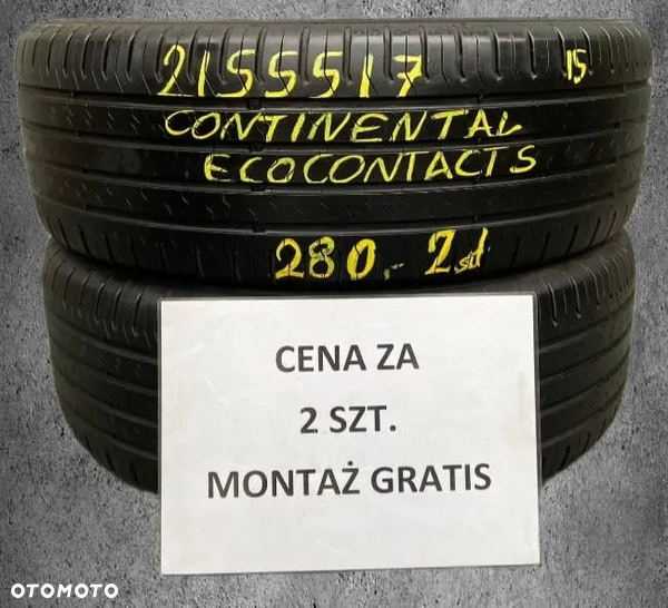 215/55/17 cena za 2 szt. letnie** Continental WA-wa centrum