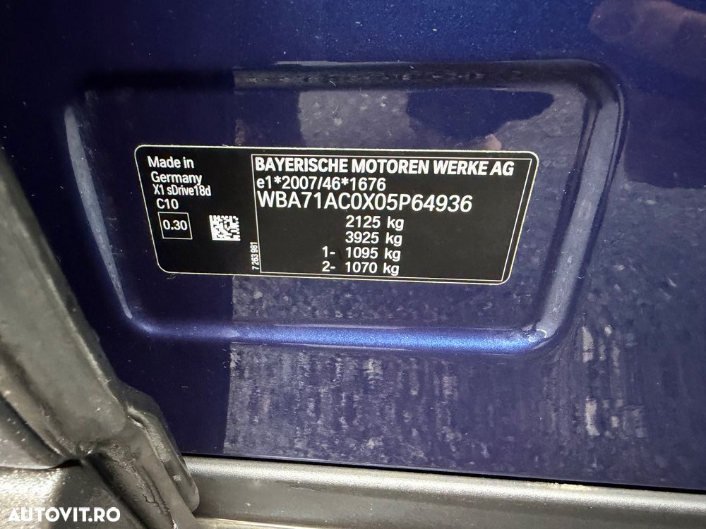 BMW X1 sDrive18d Aut. Advantage - 24