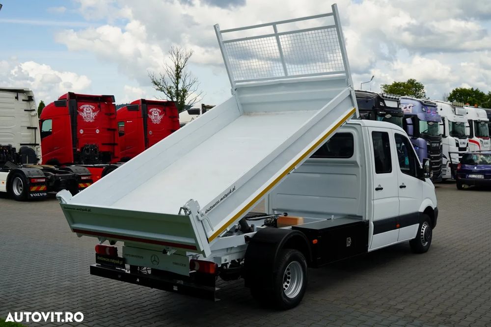 Mercedes-Benz SPRINTER 516 CDI / BASCULĂ DIN OȚEL - 3,5 M / CAMION BASCULĂ DIN OȚEL - 7 LOCURI / DOUĂ LOCURI / MANUALĂ / IMPORTATĂ - 6