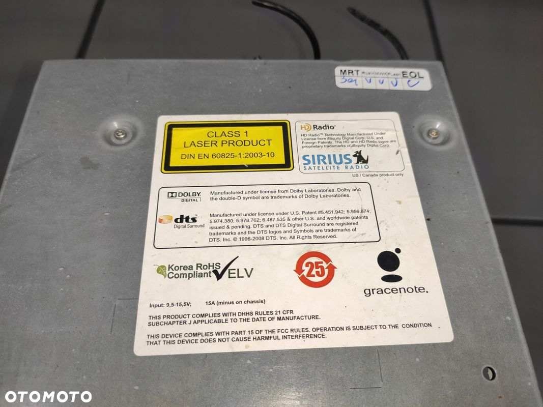 BMW 7 F01 F02 RADIO NAWIGACJA CD CZYTNIK HARMAN BECKER WTYCZKI ORYGINAŁ - 5