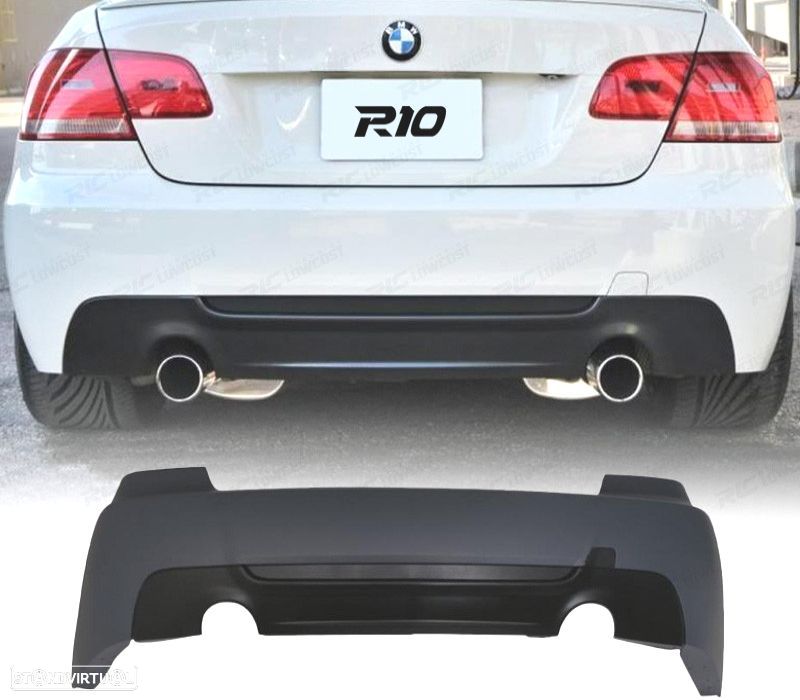 PARA-CHOQUES TRASEIRO BMW E92 E93 05-07 LOOK M TECH 335I - 1