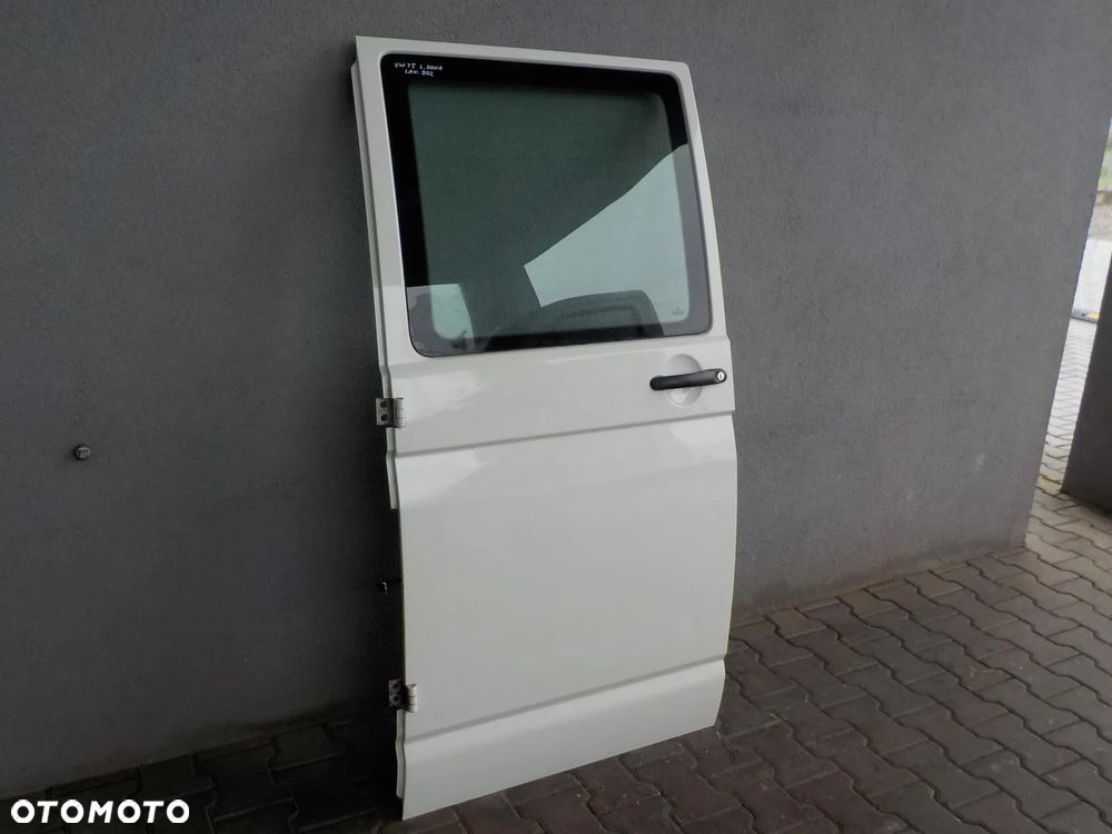 VW T5 T6 DOKA DUBELKABINA DRZWI TYŁ TYLNE LEWE KOMPLETNE - 2