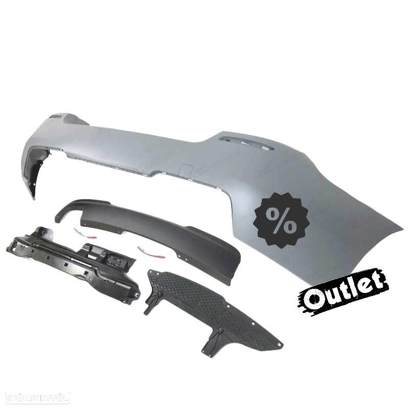 C011819C1 PARA-CHOQUES TRASEIRO BMW F10 10-16 LOOK M TECH - 7