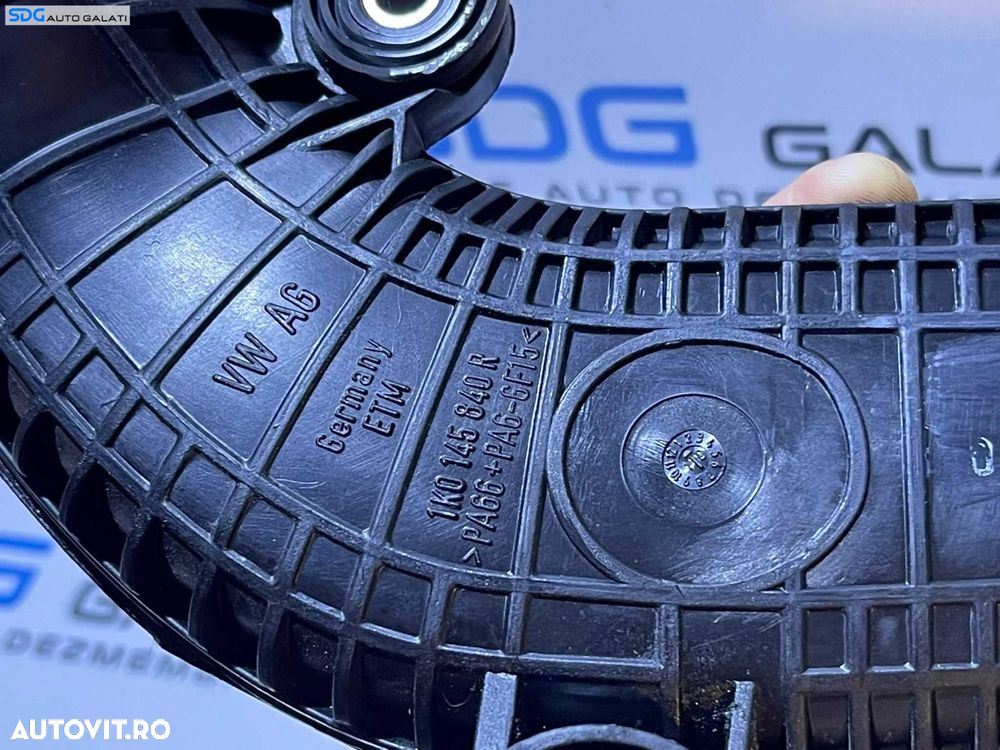 Tub Tubulatura Conducta Presiune Aer Radiator Intercooler Skoda Yeti 1.8 TSI CDAA CDAB 2010 - 2013 Cod 1K0145840R [D0416] - 5