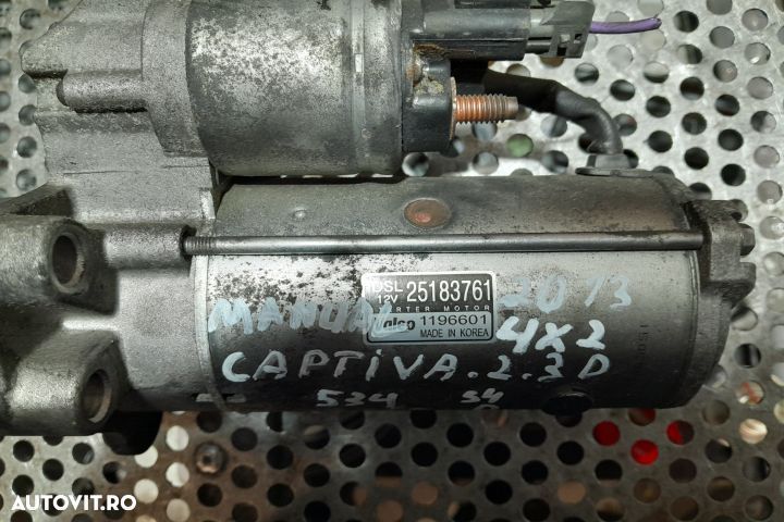 ELECTROMOTOR 2.3 DIESEL 25183761 MX1253 Chevrolet Captiva - 2