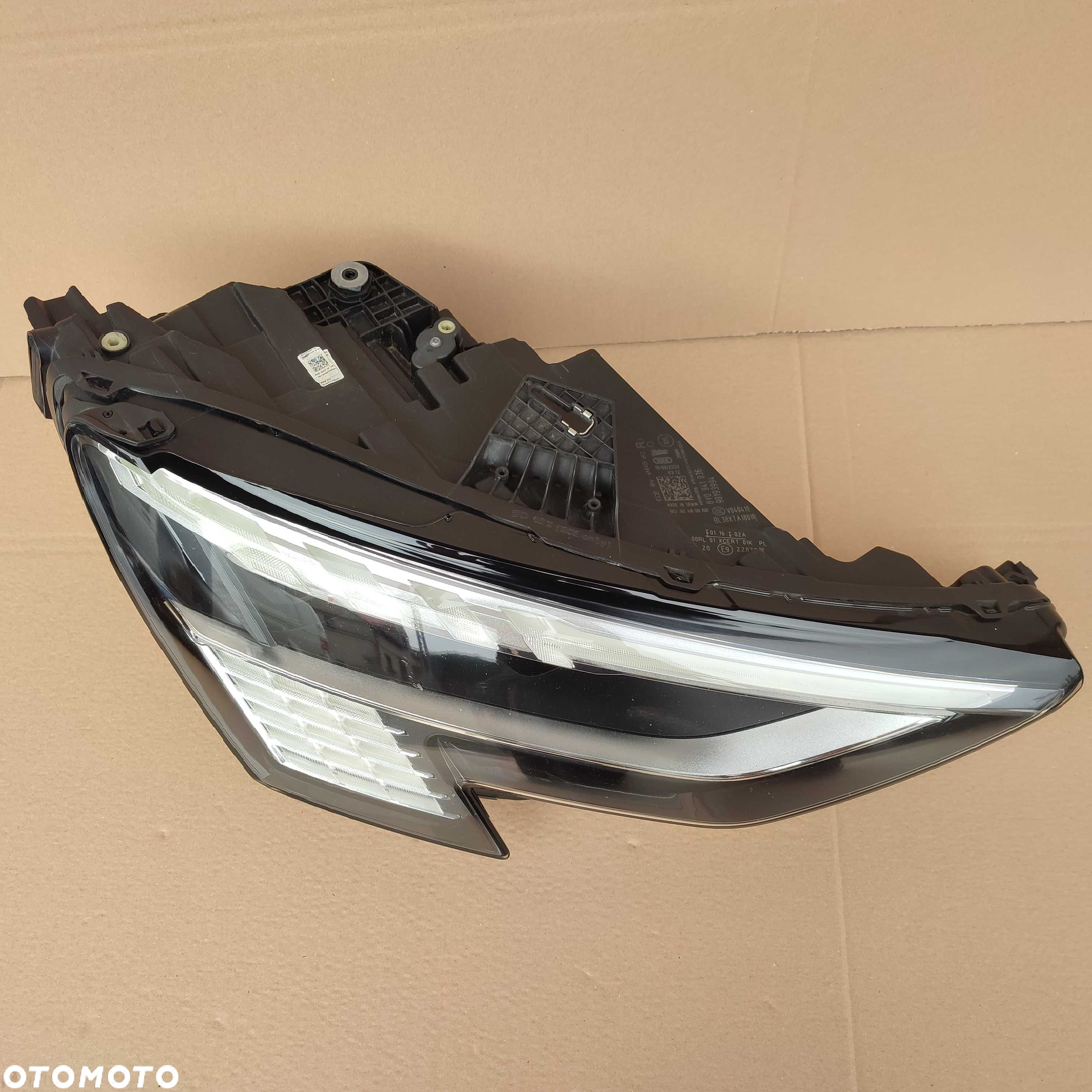 Audi A3 RS3 8Y lampa prawa full led przód matrix czarna idealna europa - 4