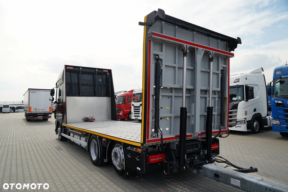 DAF XF 480 / ZESTAW TANDEM LAWETA / 15 ,6 M / SSC / PRZEJAZDOWY / NAJAZDY HYDRAULICZNE / STEROWANIE RADIOWE / WYCIAGARKA / OŚ PODNOSZONA / KLIMA POSTOJOWA - 11