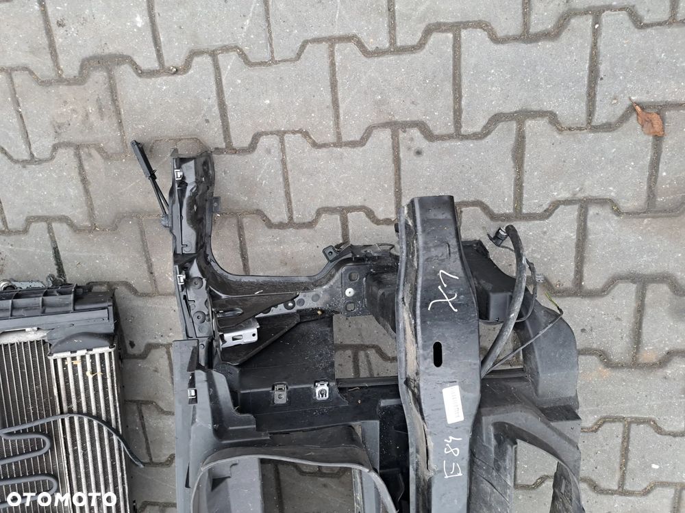 Bmw x1 e84 lift pas przedni kompletny chłodnice 2.0 D wzmocnienie belka pod zderzak kierownice powietrza - 4