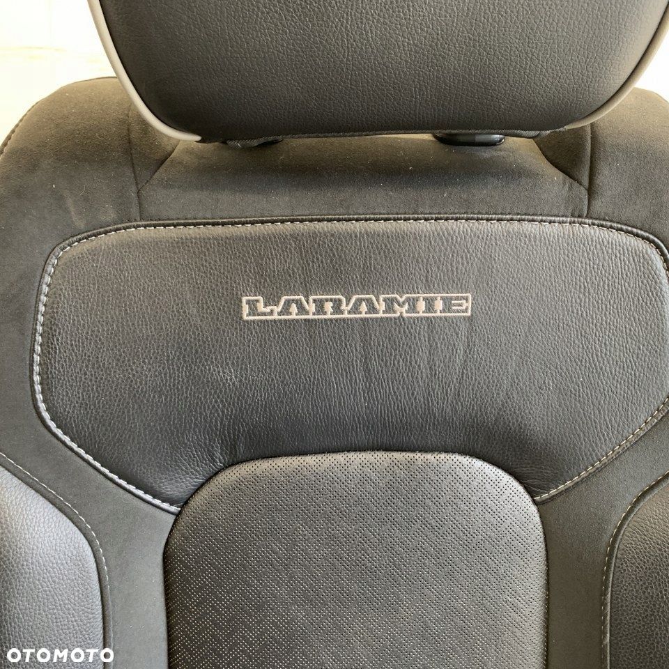 Siedzenia fotele komple tapicerki boczki skóra DODGE RAM V 1500 LARAMIE 22r - 5