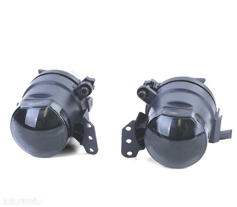 FARÓIS DE NEVOEIRO BMW E46 E90 E91 E60 E61 E63 E64 E83 PRETO FUMADO - 1