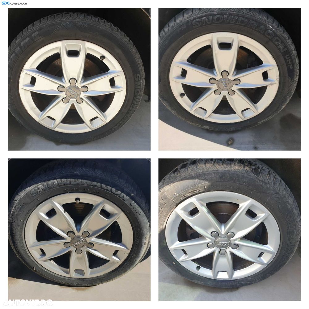 Set 4 Jante Aliaj 225 50 17 R17 5x112 Fara Anvelope Audi A6 C6 2005 - 2011 [K6913] - 1