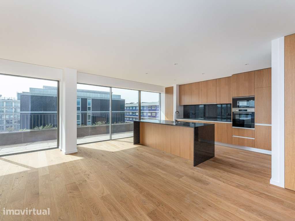 Apartamento T4 com 3 frentes em Matosinhos sul, no edifício Nautilus - Grande imagem: 2/57