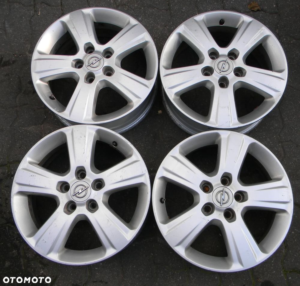 felgi alu komplet 16" OPEL MERIVA ZAFIRA ASTRA CORSA COMBO VECTRA 5x110 - 1