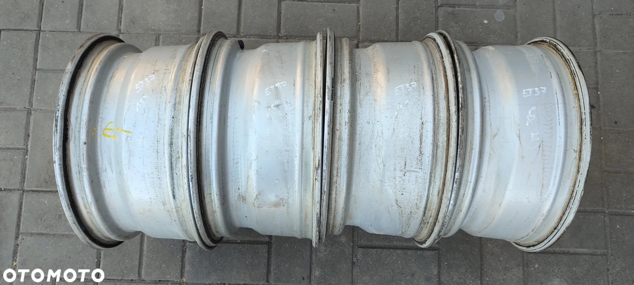 FELGI 4x100 7Jx15 CALI ET37 fi 63,3 RIAL OPEL VW HONDA TOYOTA KOMPLET 4 SZTUKI - 10