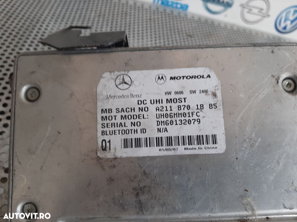 Modul Bluetooth Mercedes W169 W245 W211 W219 W251 V251 Etc. Cod A2118701885 - 3