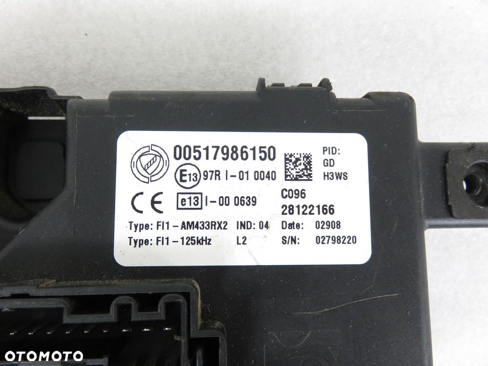 STACYJKA STEROWNIK FIAT GRANDE PUNTO IAW5SF3M1 51798649 51813197 - 5