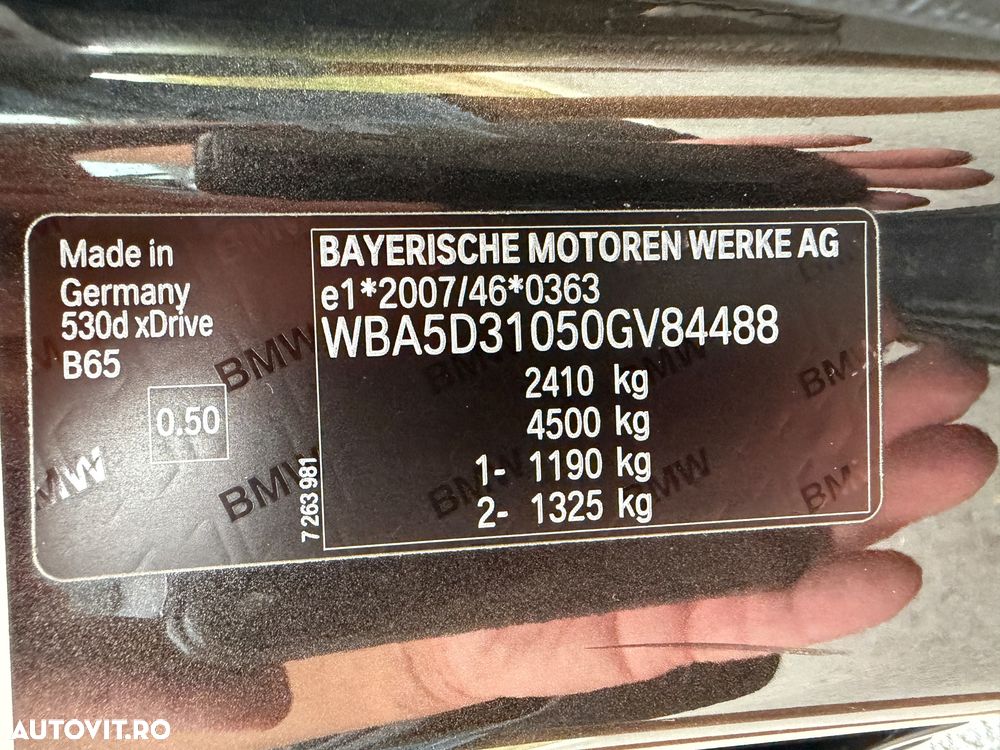 BMW Seria 5 530d xDrive Aut. Luxury Line - 22