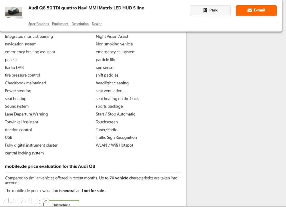Audi Q8 3.0 50 TDI quattro Tiptronic MHEV - 30