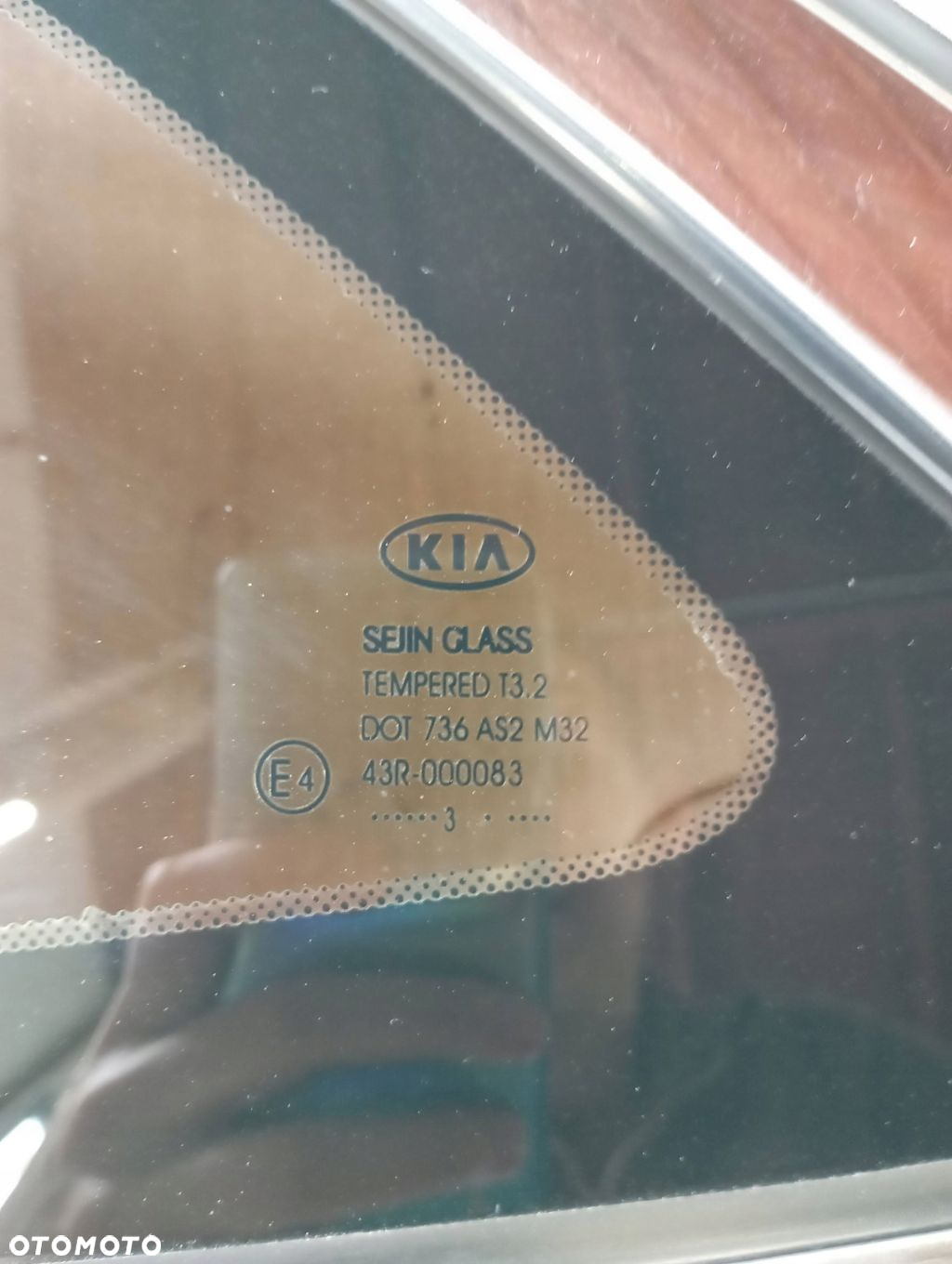 KIA CEED II 2 KOMBI SW SZYBA KAROSERYJNA LEWY TYŁ TYLNA - 3