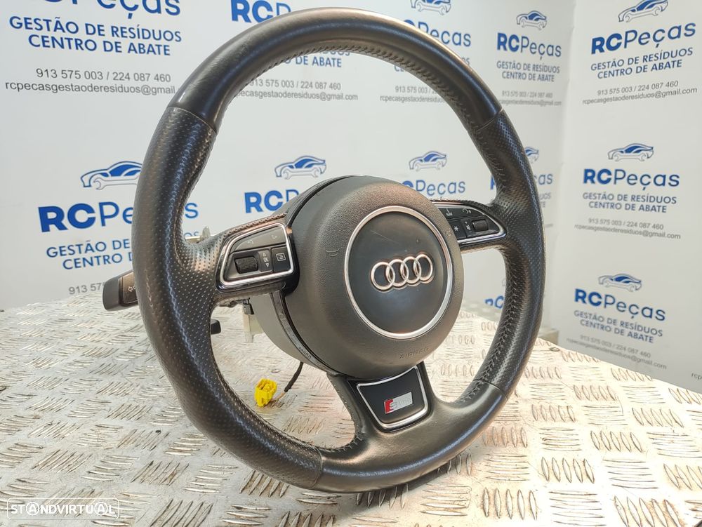 Volante Completo Em Pele Perfurada Audi A1 8X S-Line SLine - 4