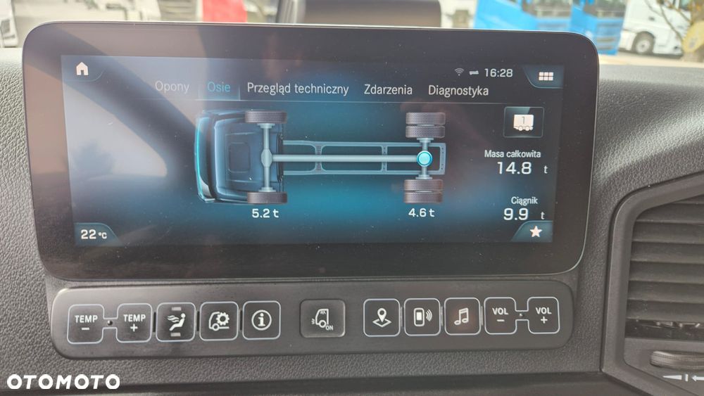 Mercedes-Benz MERCEDES-BENZ///ACTROS/// 1840///2022///BIG SPACE/// ZESTAW///TANDEM///PRZEJAZDOWY ///7.70+7.70///SALONKA/// KLIMATYZACJA POSTOJOWA/// WYŚWIETLACZ OBCIĄŻENIA/// STAN BARDZO DOBRY - 30