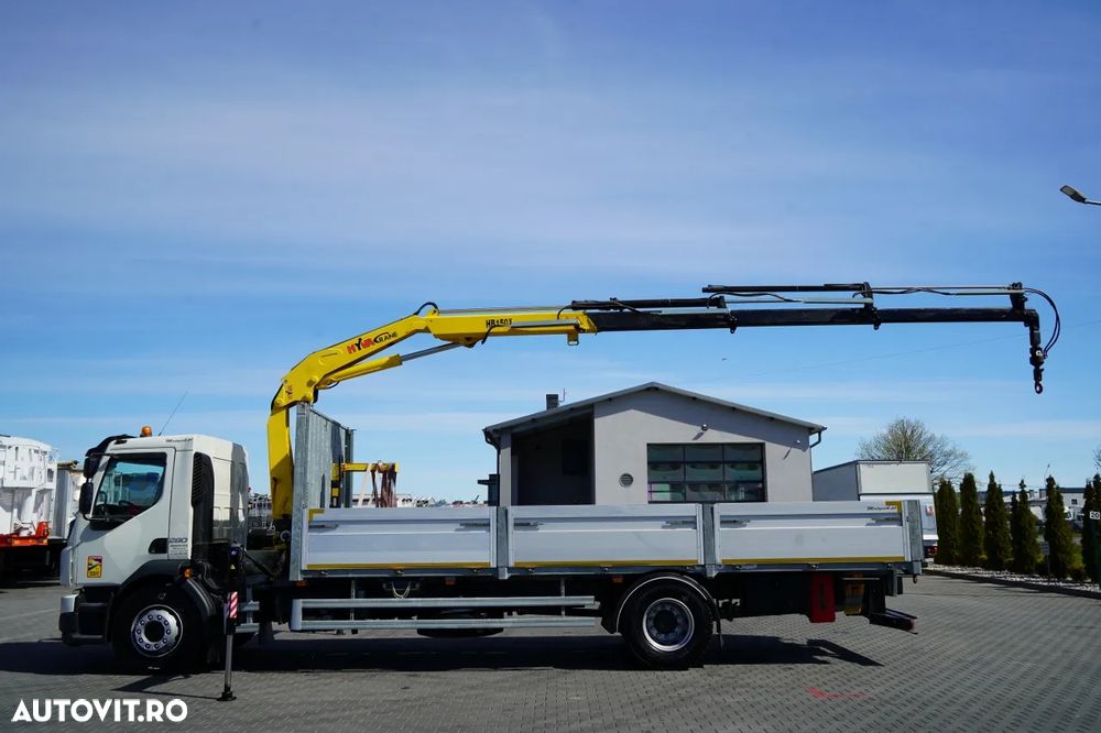 Volvo FL 280 / 4X2 / CAROSERIE 7,3 M / HYVA DRIVE / PILOT / FURCĂ PENTRU PALEȚI / ROTATOR / EURO 6 - 4