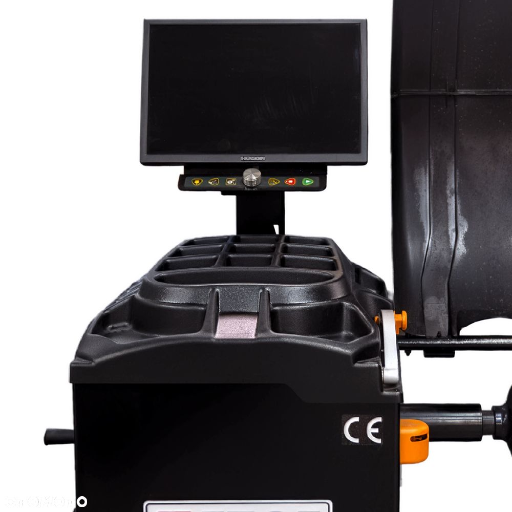 Zestaw Maszyn Montażownica 530L BLACK Runflat Wyważarka 908 BLACK LCD LASER - 34
