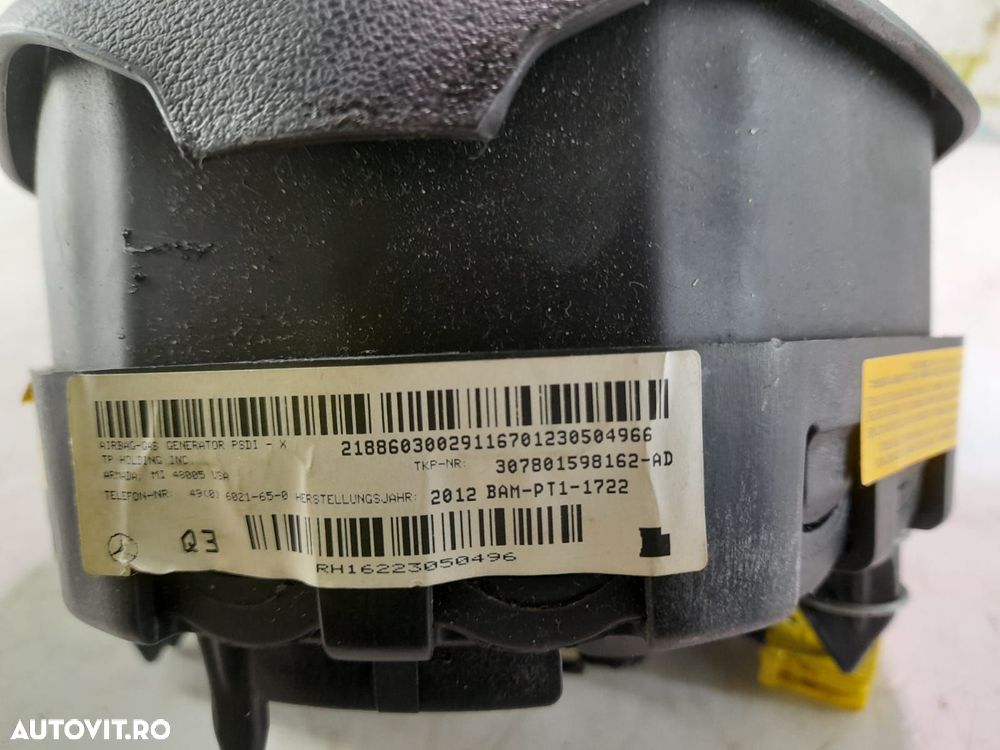 Airbag volan 307801598162-AD Mercedes-Benz CLS-Class C218/X218 [2011 - 2