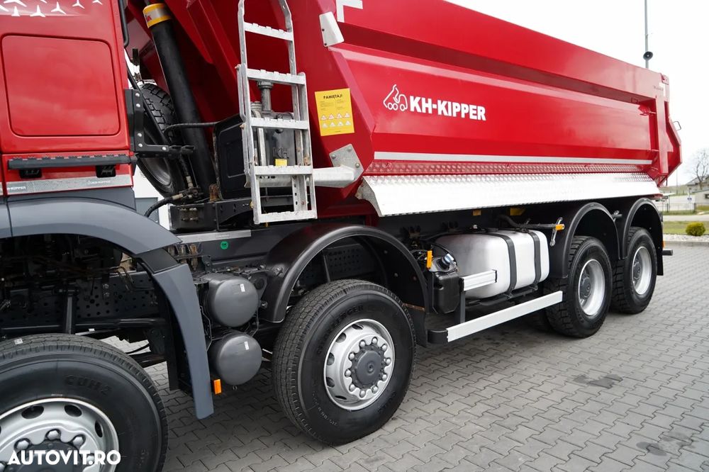 Mercedes-Benz AROCS 4145 / 8x8 / BASCULATOR SPATE / KH KIPPER / MANUAL / ANVELOPE 100% / EURO 6 - 15