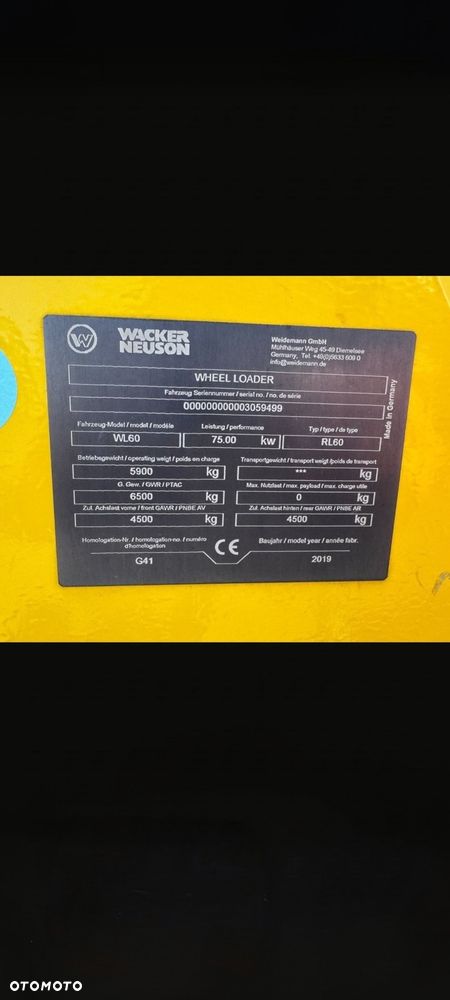Wacker Neuson WL 60 - 5