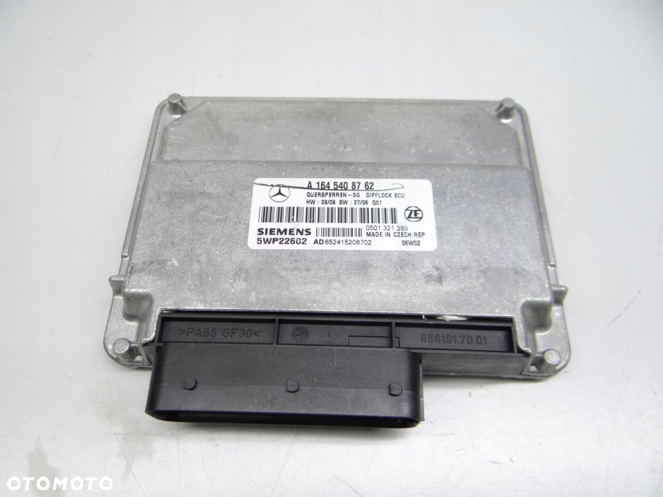 MB GL X 164 MODUL STEROWNIK BLOKADY 1645408762 - 1