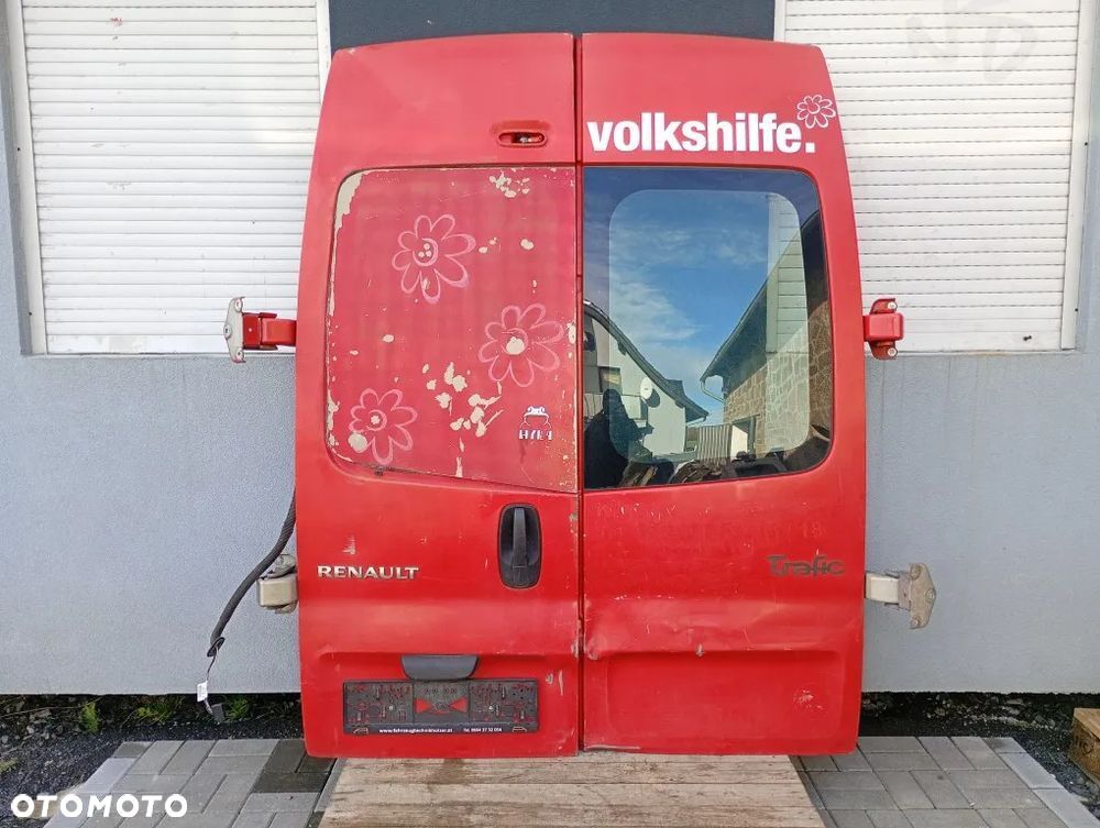 drzwi tylne lewe prawe tył vivaro a trafic ii primastar 2001-2014 wysoki l1h2 l2h2 komplet - 1