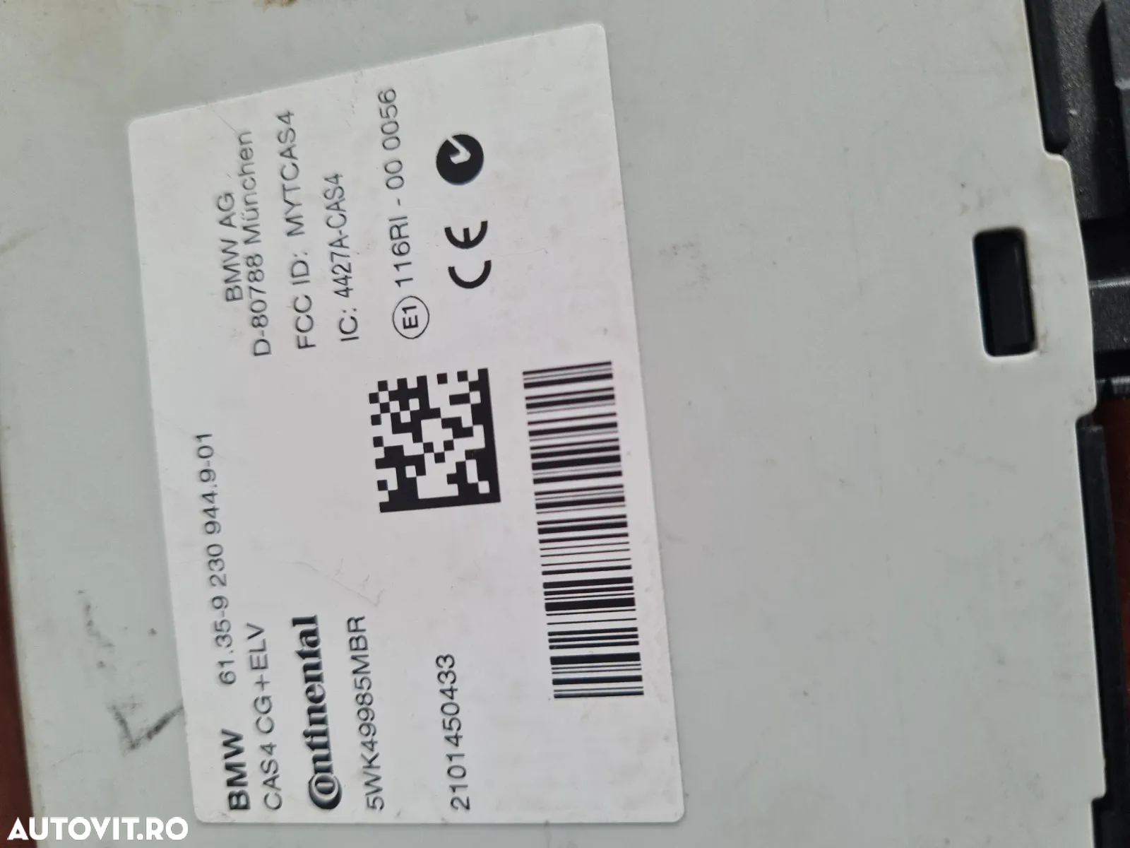 Modul CAS4 Bmw Cod  F10 F11 F07 Factura Si Garantie - Dezmembrari Arad - 6