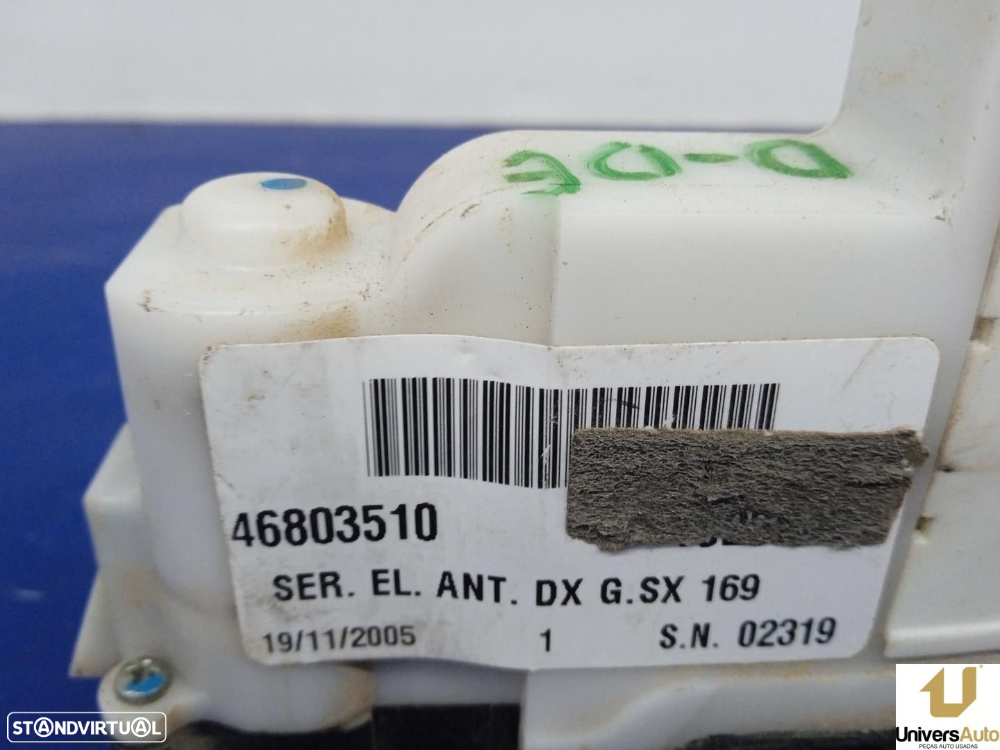 FECHADURA PORTA FRONTAL DIREITA FIAT PANDA 2006 -46803510 - 4