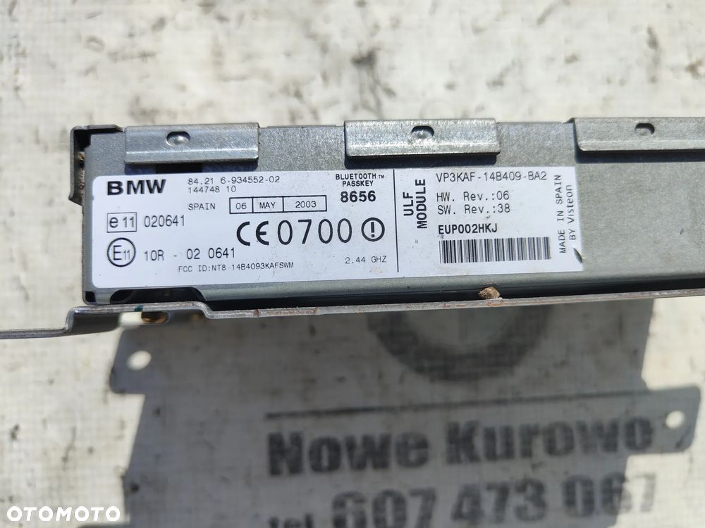 BMW E46 E53 X5 Moduł Bluetooth ULF 6934552 - 3