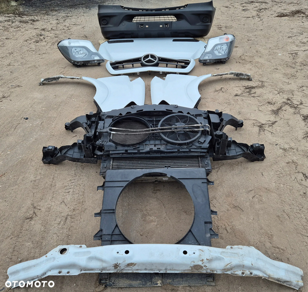 Kompletny Przód Mercedes Sprinter 906 Lift Maska Zderzak Błotniki Lampy Grill Wzmocnienie Belka Chłodnice