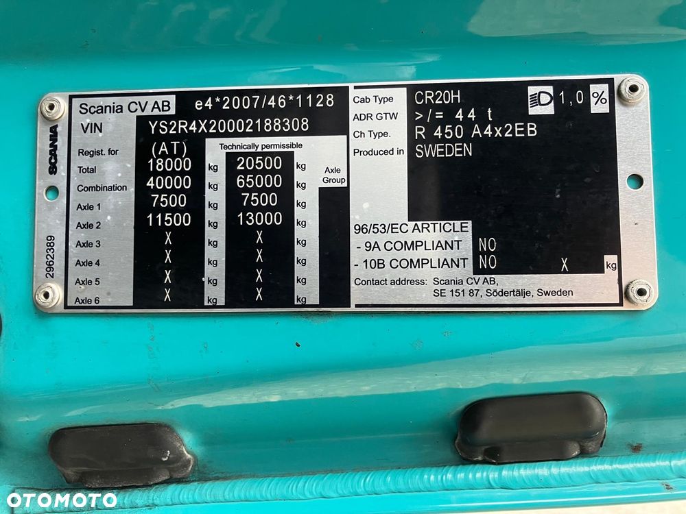 Scania R450 / RETARDER / KLIMA POSTOJOWA - 31