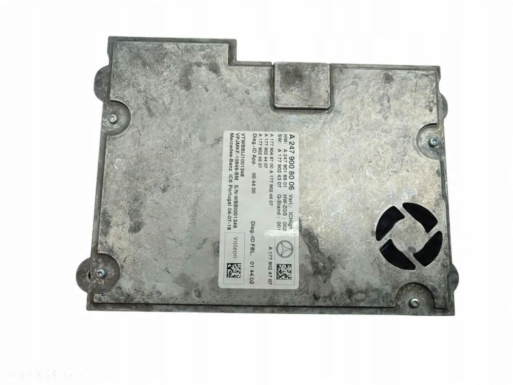 MODUŁ LICZNIKA MERCEDES A W177 (2018-2022) 1.5 CDI 116KM A2479008006 - 1