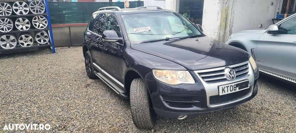 Bara spate Volkswagen Touareg 7L facelift 2007 - 2010 SUV 4 Usi NEGRU LL9Z (993) - 8