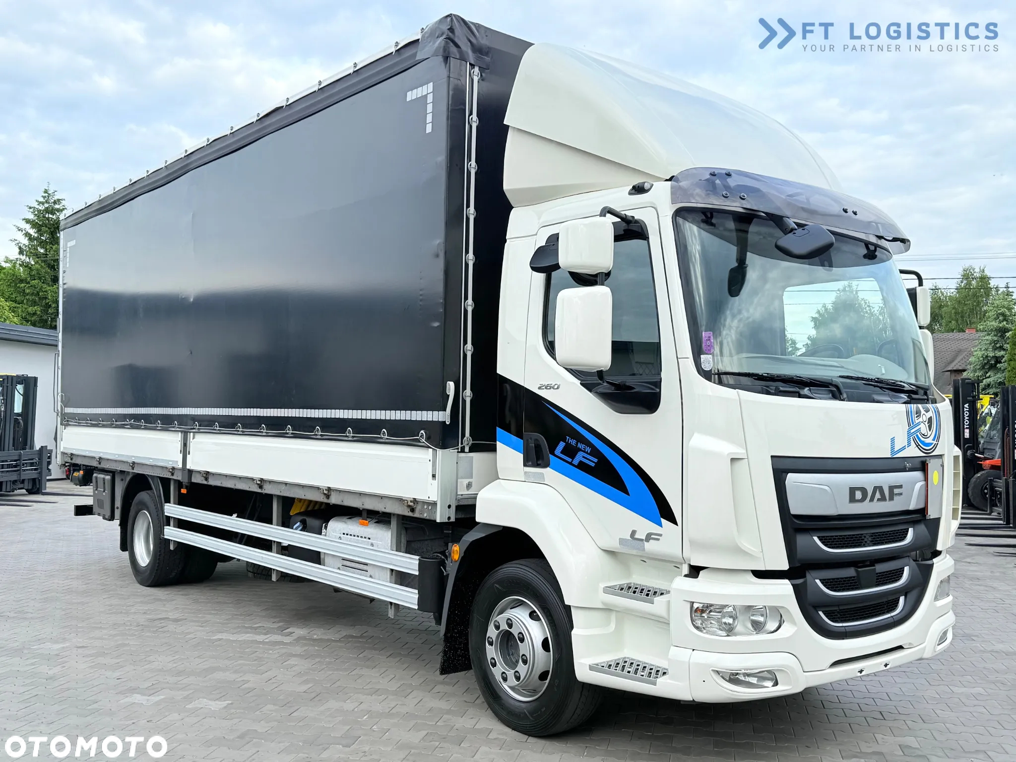 DAF LF 260 FA / AUTOMAT /  ŁADOWNOŚC 9255 / 4X2 / 18X PALETA / WINDA / BURTY / STAN IDEALNY! - 9