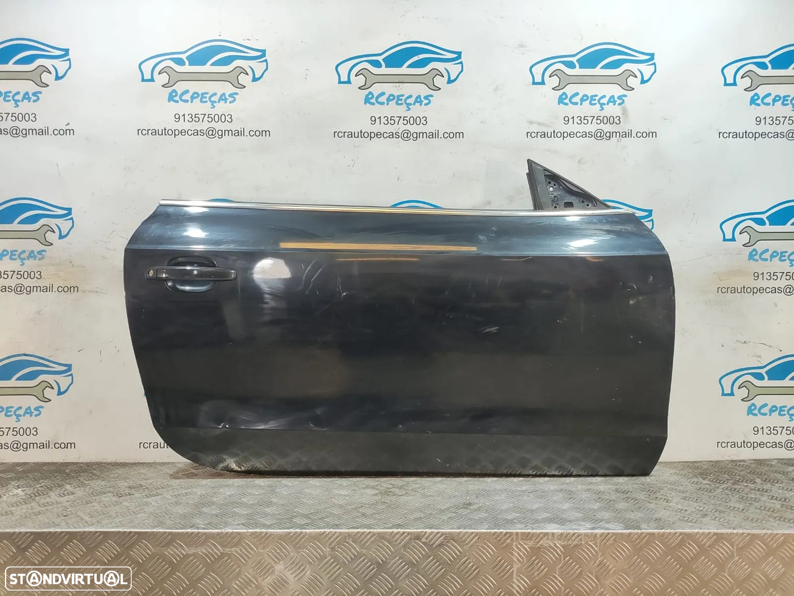 Porta Frente Direita AUDI A5 8T 8T3 COUPE 3 Portas Fecho Elevador Motor Puxador Vidro - 2