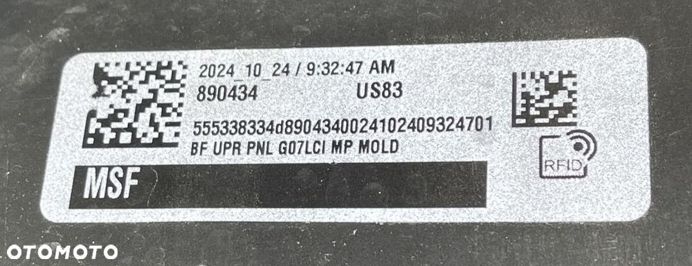 BMW X7 G07 22- LIFT LCI M-PAKIET ZDERZAK PRZÓD PRZEDNI POD PDC 5A241A6 - 12