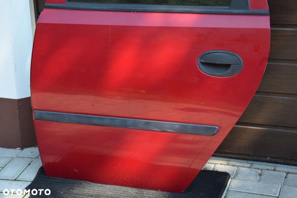 Opel Meriva A Drzwi lewy tył lewe tylne BEZ RDZY czerwone 573 - 2